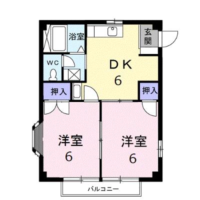 グリーンピア中西Ａ 201【管理NO：1-004590301-02010】 ★家具家電は申し込み後に搬入しますの外観画像