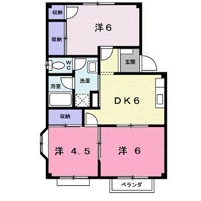 エルディム落合南Ａ 202【管理NO：1-002970801-02020】 ★家具家電は申し込み後に搬入します★の外観画像