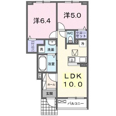 サンセットコースト弐番館 102【管理NO：1-027909002-01020】 ★家具家電は申し込み後に搬入します★ ★2026年11月下旬入居可能★の外観画像