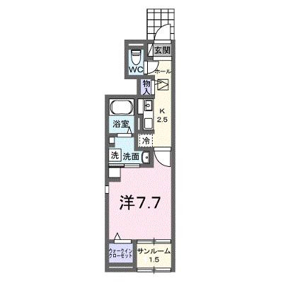 アクアプラ浅江７　Ⅰ 106【管理NO：1-027670201-01060】 ★家具家電は申し込み後に搬入します★の外観画像