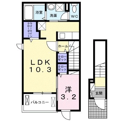 ラテ　ルーナ 201【管理NO：1-027573201-02010】 ★家具家電は申し込み後に搬入します★の外観画像