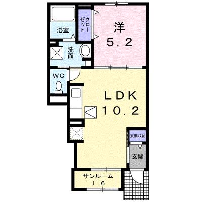 レジデンス　イン　ブルーム 102【管理NO：1-027196701-01020】 ★家具家電は申し込み後に搬入します★の外観画像