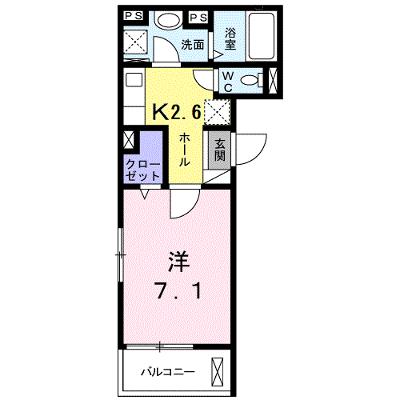 アルモニー　Ｋ　Ⅰ 201【管理NO：1-026165201-02010】 ★家具家電は申し込み後に搬入します★ ★2026年11月下旬入居可能★の外観画像