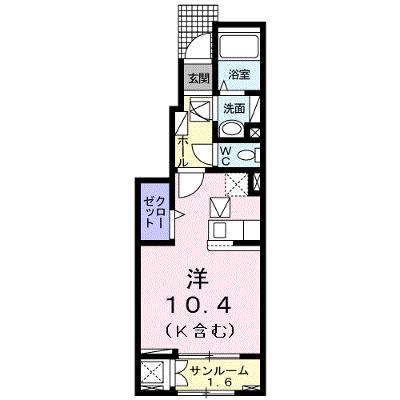 コモド　ガーデン 103【管理NO：1-025069901-01030】 ★家具家電は申し込み後に搬入します★の外観画像