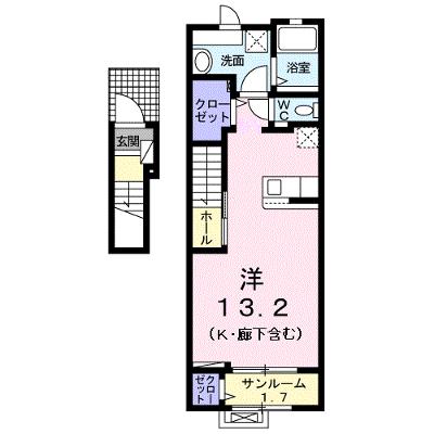 ＢＥＳＴ　ＨＯＵＳＥ　Ⅵ 202【管理NO：1-024559001-02020】 ★家具家電は申し込み後に搬入します★の外観画像