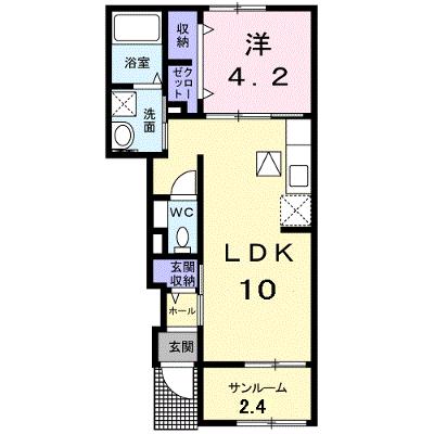 グランデ　フィオーレ　木園　Ｂ 102【管理NO：1-024547102-01020】 ★家具家電は申し込み後に搬入します★の外観画像