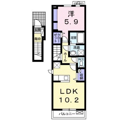 ライズ 202【管理NO：1-020333401-02020】 ★家具家電は申し込み後に搬入します★ ★2026年08月下旬入居可能★の外観画像