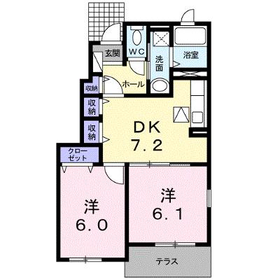 セカンド　ステ－ジ　Ⅰ 101【管理NO：1-016344001-01010】 ★家具家電は申し込み後に搬入しますの外観画像