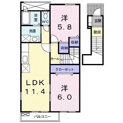 ビュー・カトレア 203【管理NO：1-015897701-02030】 ★家具家電は申し込み後に搬入しますの外観画像