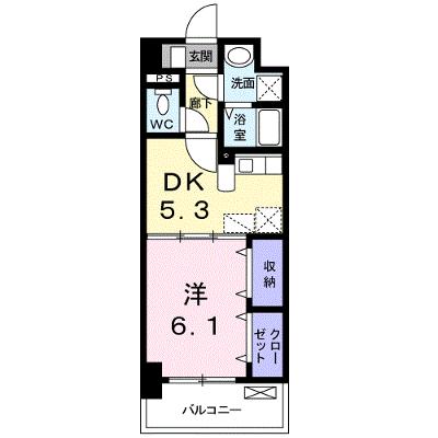 プラシード・ボスコ 206【管理NO：1-015188701-02060】 ★家具家電は申し込み後に搬入します★の外観画像