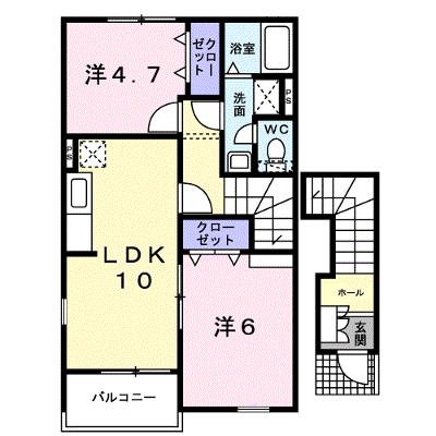 ティーズ・ウィンヒルⅣ 201【管理NO：1-014134402-02010】 ★家具家電は申し込み後に搬入します★の外観画像
