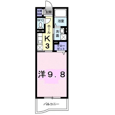 カルム・ソレイユ 303【管理NO：1-013550201-03030】 ★家具家電は申し込み後に搬入します★ ★2026年11月下旬入居可能★の外観画像