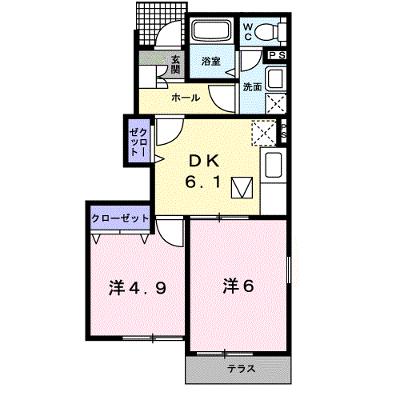 グリーンホームⅡ 101【管理NO：1-013445501-01010】 ★家具家電は申し込み後に搬入しますの外観画像