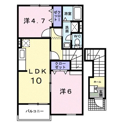 カーサ・エテルノ 202【管理NO：1-013385901-02020】 ★家具家電は申し込み後に搬入します★の外観画像