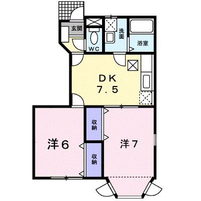 メゾンセレッソ　Ⅱ 101【管理NO：1-011096002-01010】 ★家具家電は申し込み後に搬入しますの外観画像