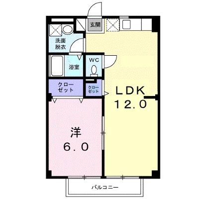 ルネッサンス久米Ｂ 206【管理NO：1-099252301-02050】 ★家具家電は申し込み後に搬入します★の外観画像