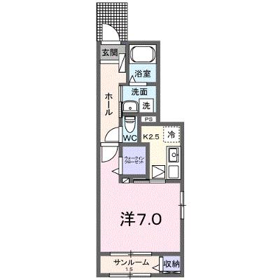 アンソレイエ．ＲＩＯ　Ｂ 101【管理NO：1-028463302-01010】 ★家具家電は申し込み後に搬入します 2026年09月下旬入居可能の外観画像