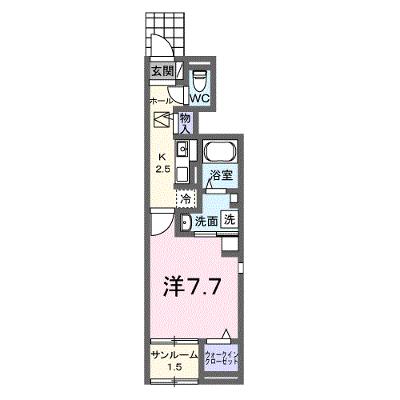 アクアプラ浅江７　Ⅰ 101【管理NO：1-027670201-01010】 ★家具家電は申し込み後に搬入します★の外観画像