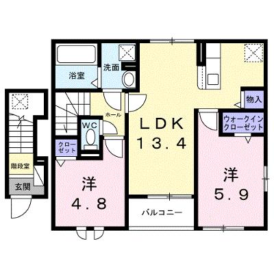 カプリコーン 204【管理NO：1-027350501-02040】 ★家具家電は申し込み後に搬入します 2026年09月下旬入居可能の外観画像