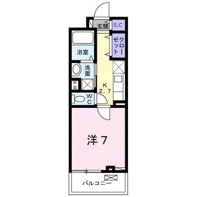 Ｂｏｓｃａｔｏ　Ｈ 203【管理NO：1-026196901-02030】 ★家具家電は申し込み後に搬入します★の外観画像