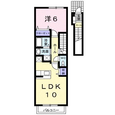 ミッテ・クラール 203【管理NO：1-015467601-02030】 ★家具家電は申し込み後に搬入します★の外観画像