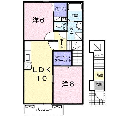 メイプルビュ－・プラッツＢ 204【管理NO：1-014963402-02040】 ★家具家電は申し込み後に搬入します★の外観画像