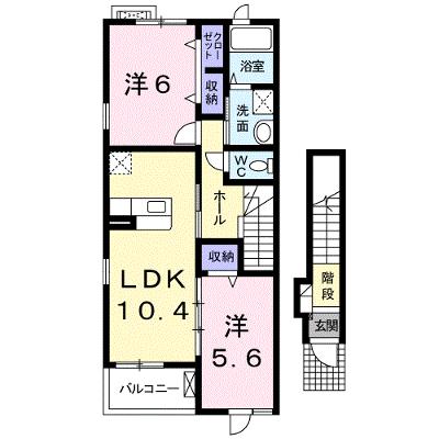 ミドルリアサニー 201【管理NO：1-014649501-02010】 ★家具家電は申し込み後に搬入します★の外観画像