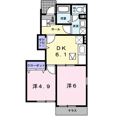 サンパティークⅡ 101【管理NO：1-013655801-01010】 ★家具家電は申し込み後に搬入します★の外観画像
