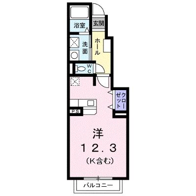 フィオーレＡ 102【管理NO：1-013449301-01020】 ★家具家電は申し込み後に搬入します★の外観画像