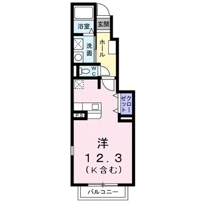 シャン・ド・フルール 105【管理NO：1-013262201-01040】 ★家具家電は申し込み後に搬入します★の外観画像