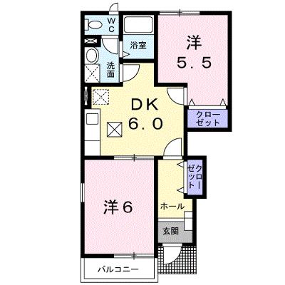 アンソレイユＴＮ　Ⅱ 101【管理NO：1-012528501-01010】 ★家具家電は申し込み後に搬入しますの外観画像