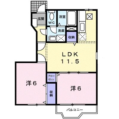 ベル・アルカンシェルＡ 101【管理NO：1-012080801-01010】 ★家具家電は申し込み後に搬入しますの外観画像