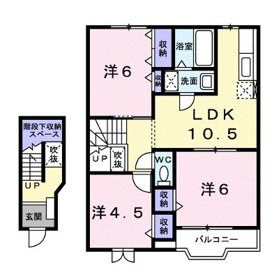 プリムヴェール　Ｂ 202【管理NO：1-011266502-02020】 ★家具家電は申し込み後に搬入します★の外観画像