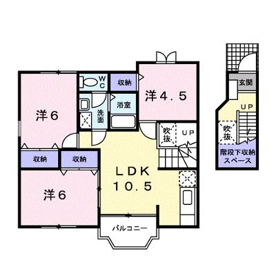 ＭｅｒｕＲｏｓｅ　Ⅲ 203【管理NO：1-010826101-02030】 ★家具家電は申し込み後に搬入します★の外観画像