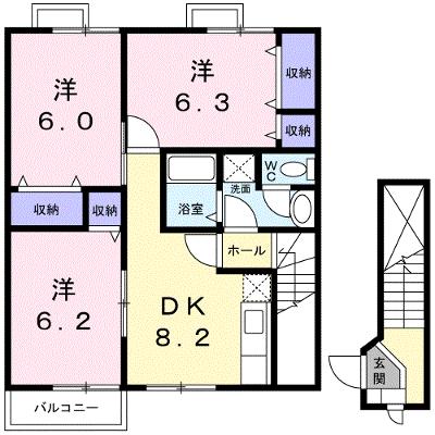 グリーンホーム 203【管理NO：1-009588101-02030】 ★家具家電は申し込み後に搬入します★の外観画像