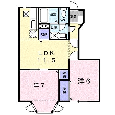 エスポワール２１ 103【管理NO：1-007837501-01030】 ★家具家電は申し込み後に搬入します★の外観画像