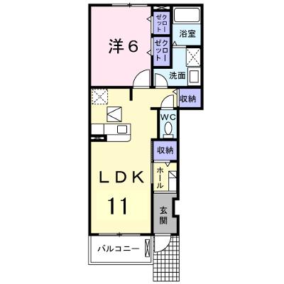 リリーベル　Ａ 103【管理NO：1-013890401-01030】 ★家具家電は申し込み後に搬入します★の外観画像