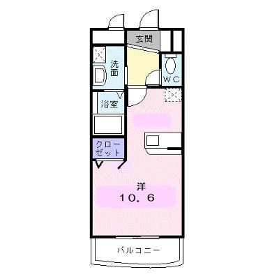 シャン・ド・フレーズⅡ 204【管理NO：1-011422501-02040】の外観画像