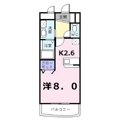 シャン・ド・フレーズⅡ 108【管理NO：1-011422501-01080】 ★家具家電は申し込み後に搬入します 2026年07月下旬入居可能の外観画像