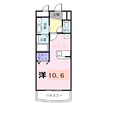 シャン・ド・フレーズⅡ 105【管理NO：1-011422501-01050】 ★家具家電は申し込み後に搬入します 2026年07月下旬入居可能の外観画像