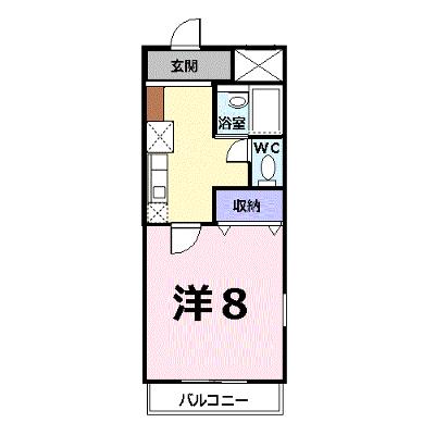 シャン・ド・フレーズ 301【管理NO：1-007978501-03010】 ★家具家電は申し込み後に搬入しますの外観画像