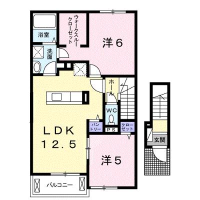 シャトレ・カズＡ 202【管理NO：1-022880801-02020】 ★家具家電は申し込み後に搬入します 2026年07月下旬入居可能の外観画像