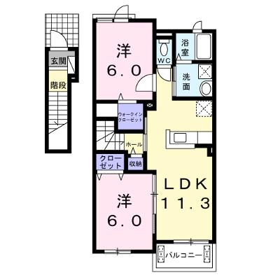 オストラーゼン　ハオス 202【管理NO：1-021433301-02020】 ★家具家電は申し込み後に搬入します 2026年08月中旬入居可能の外観画像