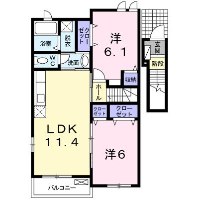 ソレイユ　レヴァーＢ 203【管理NO：1-016738802-02030】 ★家具家電は申し込み後に搬入します 2026年07月下旬入居可能の外観画像