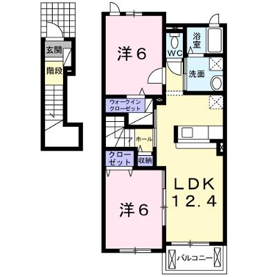 プリムローズＡ 202【管理NO：1-016115401-02020】 ★家具家電は申し込み後に搬入します 2026年07月中旬入居可能の外観画像