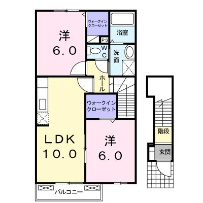 ヴィラ・アルカンシェル 202【管理NO：1-014772001-02020】 ★家具家電は申し込み後に搬入します★の外観画像