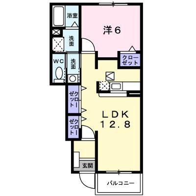 メゾン　ポム　Ａ 102【管理NO：1-013245101-01020】 ★家具家電は申し込み後に搬入します 2026年07月中旬入居可能の外観画像