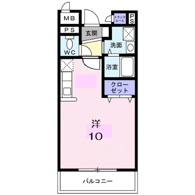 ブルースカイ 103【管理NO：1-011158601-01030】 ★家具家電は申し込み後に搬入しますの外観画像