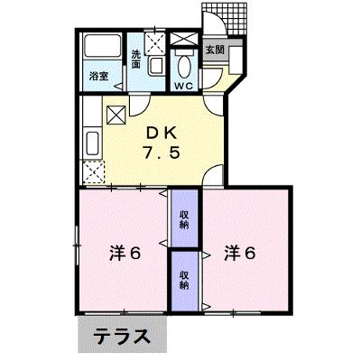 リベルテＢ 102【管理NO：1-009453402-01020】 ★家具家電は申し込み後に搬入します★ ★2026年08月下旬入居可能★の外観画像