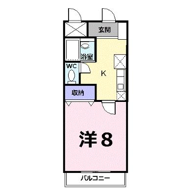 シャン・ド・フレーズ 305【管理NO：1-007978501-03040】 ★家具家電は申し込み後に搬入しますの外観画像